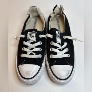 Converse Shoreline Black and White Sneakers Womens Size 7